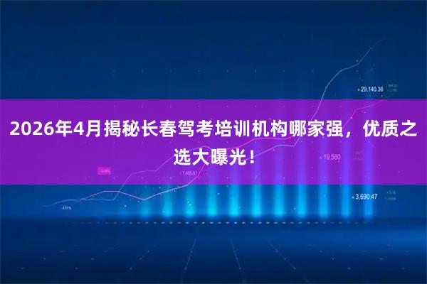 2026年4月揭秘长春驾考培训机构哪家强，优质之选大曝光！